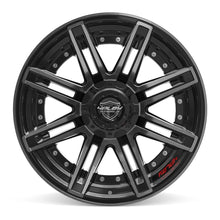 Load image into Gallery viewer, 4P08-20100-6D55-18BBT - 4Play 4P08 20X10 6X139.7 / 6X135 ET-18mm Gloss Black with Brushed Face &amp; Tinted Clear - 4Play Wheels Canada