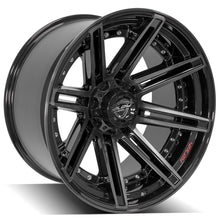 Charger l'image dans la galerie, 4P08-22120-6D55-44BBT - 4Play 4P08 22X12 6X139.7 / 6X135 -44mm Gloss Black W/ Brushed Face &amp; Tinted Clear - 4Play Wheels Canada