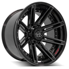 Load image into Gallery viewer, 4P08-22120-8170-44BBT - 4Play 4P08 22X12 8X170 -44MM Gloss Black w/ Brushed Face &amp; Tinted Clear - 4Play Wheels Canada
