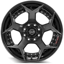 Charger l'image dans la galerie, 4P50-22120-8170-44BBT - 4Play 4P50 22X12 8X170 ET-44mm Gloss Black Brushed with Tinted Clear - 4Play Wheels Canada