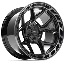 Charger l'image dans la galerie, 4P55-20120-6D55-44BBT - 4Play 4P55 20X12 6X139.7 / 6X135 ET-44mm Gloss Black with Brushed Face &amp; Tinted Clear - 4Play Wheels Canada