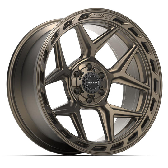 4P55-22100-6D55-18BR - 4Play 4P55 22X10 6X139.7 / 6X135 ET-18mm Bronze - 4Play Wheels Canada