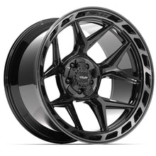 Charger l'image dans la galerie, 4P55-22120-5D55-44BBT - 4Play 4P55 22X12 5X127 / 5X139.7 ET-44mm Gloss Black with Brushed Face &amp; Tinted Clear - 4Play Wheels Canada