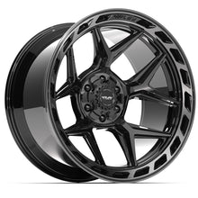 Load image into Gallery viewer, 4P55-22120-6D55-44BBT - 4Play 4P55 22X12 6X139.7 / 6X135 ET-44mm Gloss Black with Brushed Face &amp; Tinted Clear - 4Play Wheels Canada