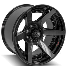 Charger l'image dans la galerie, 4P60-22120-8170-44BBT - 4Play 4P60 22X12 8X170 ET-44mm Gloss Black Brushed with Tinted Clear - 4Play Wheels Canada