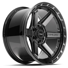 Load image into Gallery viewer, 4P63-20100-5D55-18BBT - 4Play 4P63 20X10 5X127 / 5X139.7 ET-18mm Gloss Black with Brushed Face &amp; Tinted Clear - 4Play Wheels Canada