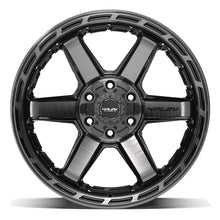 Charger l'image dans la galerie, 4P63-20100-6D55-18BBT - 4Play 4P63 20X10 6X139.7 / 6X135 ET-18mm Gloss Black with Brushed Face &amp; Tinted Clear - 4Play Wheels Canada