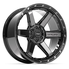 Load image into Gallery viewer, 4P63-22100-6D55-18BBT - 4Play 4P63 22X10 6X139.7 / 6X135 ET-18mm Gloss Black with Brushed Face &amp; Tinted Clear - 4Play Wheels Canada
