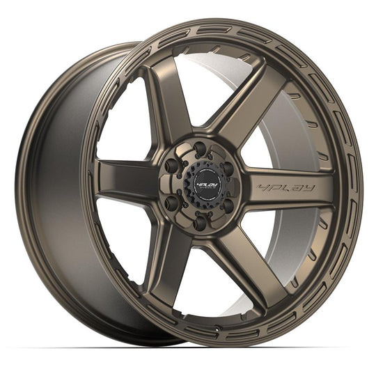4P63-22100-6D55-18BR - 4Play 4P63 22X10 6X139.7 / 6X135 ET-18mm Bronze - 4Play Wheels Canada