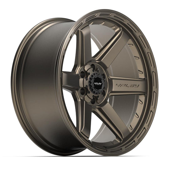 4P63-22100-6D55-18BR - 4Play 4P63 22X10 6X139.7 / 6X135 ET-18mm Bronze - 4Play Wheels Canada