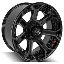 Load image into Gallery viewer, 4P70-22100-6D55-18BBT - 4Play 4P70 22X10 6X139.7 / 6X135 -18mm Gloss Black W/ Brushed Face &amp; Tinted Clear - 4Play Wheels Canada