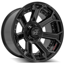 Load image into Gallery viewer, 4P70-22120-5D55-44BBT - 4Play 4P70 22X12 5X127 5X139.7 ET-44mm Gloss Black Brushed with Tinted Clear - 4Play Wheels Canada