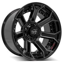 Load image into Gallery viewer, 4P70-22120-8170-44BBT - 4Play 4P70 22X12 8X170 -44MM Gloss Black w/ Brushed Face &amp; Tinted Clear - 4Play Wheels Canada