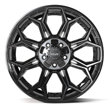 Load image into Gallery viewer, 4P83-20090-5D55-0BBT - 4Play 4P83 20X9 5X127 / 5X139.7 ET0mm Gloss Black with Brushed Face &amp; Tinted Clear - 4Play Wheels Canada