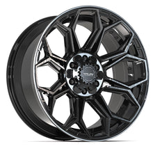 Charger l'image dans la galerie, 4P83-20090-6D55-0BBT - 4Play 4P83 20X9 6X139.7 / 6X135 ET0mm Gloss Black with Brushed Face &amp; Tinted Clear - 4Play Wheels Canada