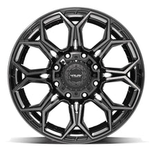 Load image into Gallery viewer, 4P83-20090-8180-0BBT - 4Play 4P83 20X9 8X180 ET0mm Gloss Black with Brushed Face &amp; Tinted Clear - 4Play Wheels Canada