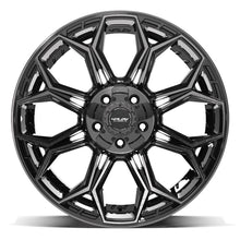 Load image into Gallery viewer, 4P83-20100-5D55-18BBT - 4Play 4P83 20X10 5X127 / 5X139.7 ET-18mm Gloss Black with Brushed Face &amp; Tinted Clear - 4Play Wheels Canada