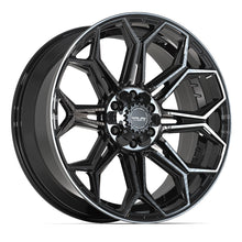 Charger l'image dans la galerie, 4P83-22090-6D55-12BBT - 4Play 4P83 22X9 6X139.7 / 6X135 ET12mm Gloss Black with Brushed Face &amp; Tinted Clear - 4Play Wheels Canada