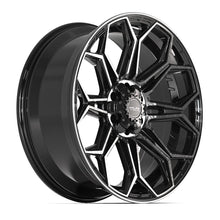 Charger l'image dans la galerie, 4P83-22090-6D55-12BBT - 4Play 4P83 22X9 6X139.7 / 6X135 ET12mm Gloss Black with Brushed Face &amp; Tinted Clear - 4Play Wheels Canada