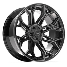 Charger l'image dans la galerie, 4P83-22100-5D55-18BBT - 4Play 4P83 22X10 5X127 / 5X139.7 ET-18mm Gloss Black with Brushed Face &amp; Tinted Clear - 4Play Wheels Canada
