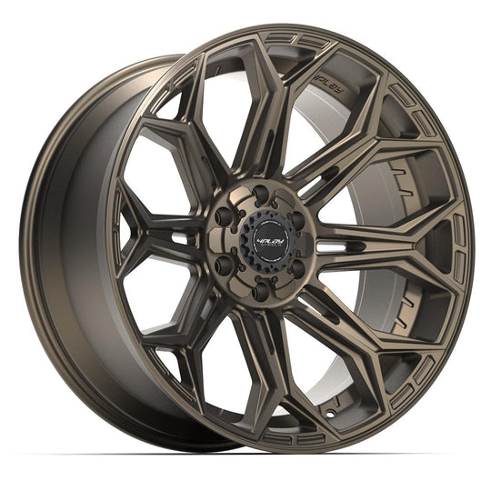 4P83-22100-6D55-18BR - 4Play 4P83 22X10 6X139.7 / 6X135 ET-18mm Bronze - 4Play Wheels Canada
