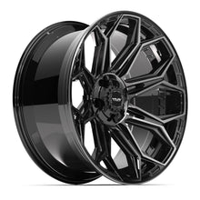 Load image into Gallery viewer, 4P83-22120-5D55-44BBT - 4Play 4P83 22X12 5X127 / 5X139.7 ET-44mm Gloss Black with Brushed Face &amp; Tinted Clear - 4Play Wheels Canada