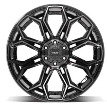 Load image into Gallery viewer, 4P83-22120-6D55-44BBT - 4Play 4P83 22X12 6X139.7 / 6X135 ET-44mm Gloss Black with Brushed Face &amp; Tinted Clear - 4Play Wheels Canada