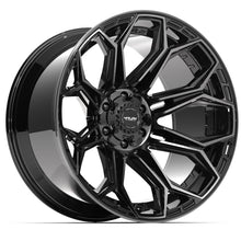 Load image into Gallery viewer, 4P83-22120-6D55-44BBT - 4Play 4P83 22X12 6X139.7 / 6X135 ET-44mm Gloss Black with Brushed Face &amp; Tinted Clear - 4Play Wheels Canada