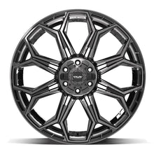 Charger l'image dans la galerie, 4P83-24120-6D55-44BBT - 4Play 4P83 24X12 6X139.7 / 6X135 ET-44mm Gloss Black with Brushed Face &amp; Tinted Clear - 4Play Wheels Canada