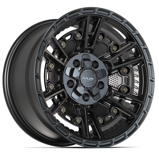 4PS01-17090-5D55-6B1 - 4Play 4PS01 17X9 5X127 / 5X139.7 ET-6mm Satin Black - 4Play Wheels Canada