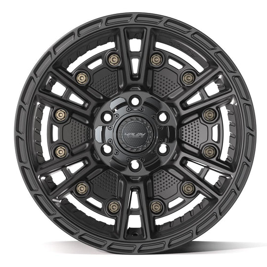 4PS01-18090-6D55-6B1 - 4Play 4PS01 18X9 6X139.7 / 6X135 ET-6mm Satin Black - 4Play Wheels Canada