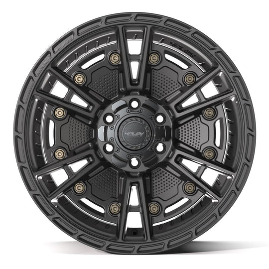 4PS01-20090-6D55-6B1 - 4Play 4PS01 20X9 6X139.7 / 6X135 ET-6mm Satin Black - 4Play Wheels Canada