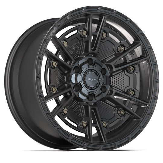 4PS01-20090-6D55-6B1 - 4Play 4PS01 20X9 6X139.7 / 6X135 ET-6mm Satin Black - 4Play Wheels Canada
