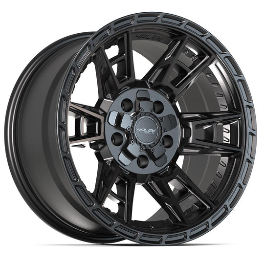 4PS20-17090-5D55-6B1 - 4Play 4PS20 17X9 5X127 / 5X139.7 ET-6mm Satin Black - 4Play Wheels Canada
