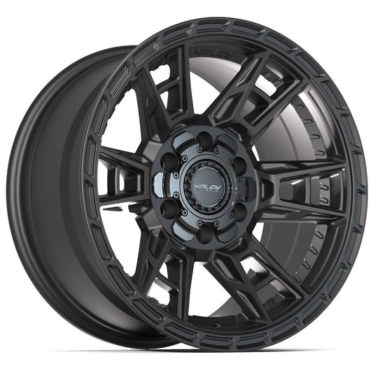 4PS20-17090-6D55-6B1 - 4Play 4PS20 17X9 6X139.7 / 6X135 ET-6mm Satin Black - 4Play Wheels Canada