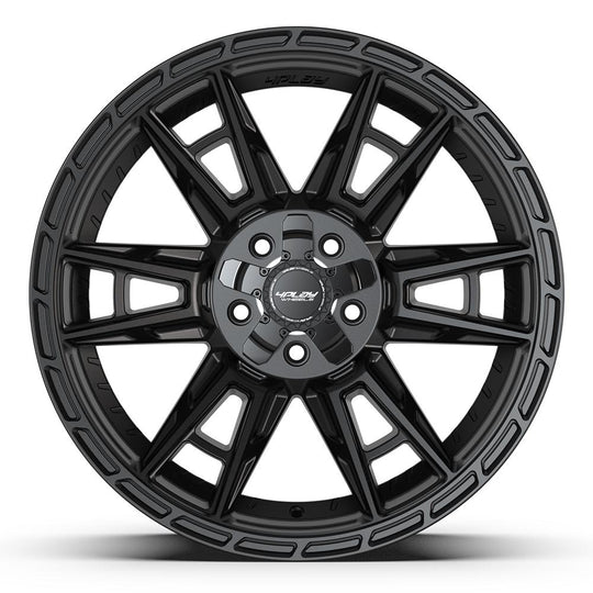4PS20-20090-5D55-6B1 - 4Play 4PS20 20X9 5X127 / 5X139.7 ET-6mm Satin Black - 4Play Wheels Canada