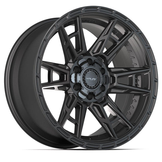 4PS20-20090-6D55-6B1 - 4Play 4PS20 20X9 6X139.7 / 6X135 ET-6mm Satin Black - 4Play Wheels Canada