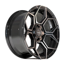 Load image into Gallery viewer, 4PS26-18080-CUVA-38BBT - 4Play 4PS26 18X8 5X108 / 5X110 ET38mm Gloss Black with Brushed Face &amp; Tinted Clear - 4Play Wheels Canada