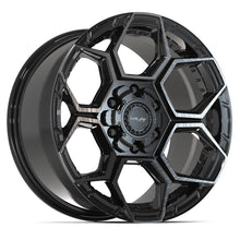 Load image into Gallery viewer, 4PS26-18090-6D55-18BBT - 4Play 4PS26 18X9 6X139.7 / 6X135 ET18mm Gloss Black with Brushed Face &amp; Tinted Clear - 4Play Wheels Canada