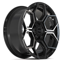Load image into Gallery viewer, 4PS26-20090-6D55-18BBT - 4Play 4PS26 20X9 6X139.7 / 6X135 ET18mm Gloss Black with Brushed Face &amp; Tinted Clear - 4Play Wheels Canada
