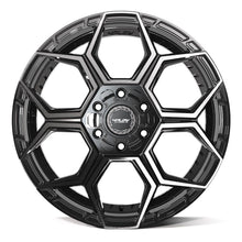 Load image into Gallery viewer, 4PS26-20090-6D55-6BBT - 4Play 4PS26 20X9 6X139.7 / 6X135 ET-6mm Gloss Black with Brushed Face &amp; Tinted Clear - 4Play Wheels Canada