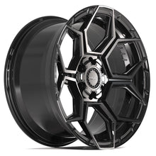 Load image into Gallery viewer, 4PS26-20090-6D55-6BBT - 4Play 4PS26 20X9 6X139.7 / 6X135 ET-6mm Gloss Black with Brushed Face &amp; Tinted Clear - 4Play Wheels Canada