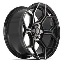Load image into Gallery viewer, 4PS26-22100-6D55-0BBT - 4Play 4PS26 22X10 6X139.7 / 6X135 ET0mm Gloss Black with Brushed Face &amp; Tinted Clear - 4Play Wheels Canada