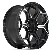 Load image into Gallery viewer, 4PS26-22100-6D55-24BBT - 4Play 4PS26 22X10 6X139.7 / 6X135 ET24mm Gloss Black with Brushed Face &amp; Tinted Clear - 4Play Wheels Canada