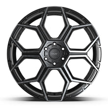 Charger l'image dans la galerie, 4PS26-24100-6D55-24BBT - 4Play 4PS26 24X10 6X139.7 / 6X135 ET24mm Gloss Black with Brushed Face &amp; Tinted Clear - 4Play Wheels Canada