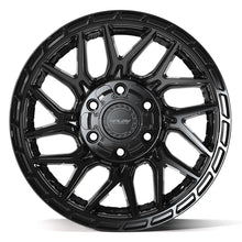 Charger l'image dans la galerie, 4PS28-17090-6D55-18BBT - 4Play 4PS28 17X9 6X139.7 / 6X135 ET18mm Gloss Black with Brushed Face &amp; Tinted Clear - 4Play Wheels Canada