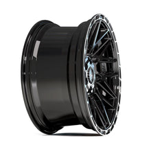Charger l'image dans la galerie, 4PS28-18080-CUVB-38BBT - 4Play 4PS28 18X8 5X112 / 5X114.3 ET38mm Gloss Black with Brushed Face &amp; Tinted Clear - 4Play Wheels Canada