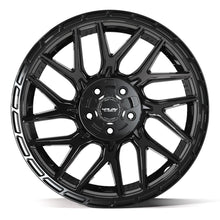 Charger l'image dans la galerie, 4PS28-20090-5D55-6BBT - 4Play 4PS28 20X9 5X127 / 5X139.7 ET-6mm Gloss Black with Brushed Face &amp; Tinted Clear - 4Play Wheels Canada