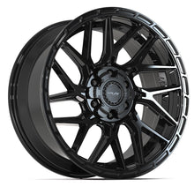 Load image into Gallery viewer, 4PS28-20090-6D55-18BBT - 4Play 4PS28 20X9 6X139.7 / 6X135 ET18mm Gloss Black with Brushed Face &amp; Tinted Clear - 4Play Wheels Canada