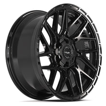 Load image into Gallery viewer, 4PS28-20090-6D55-18BBT - 4Play 4PS28 20X9 6X139.7 / 6X135 ET18mm Gloss Black with Brushed Face &amp; Tinted Clear - 4Play Wheels Canada